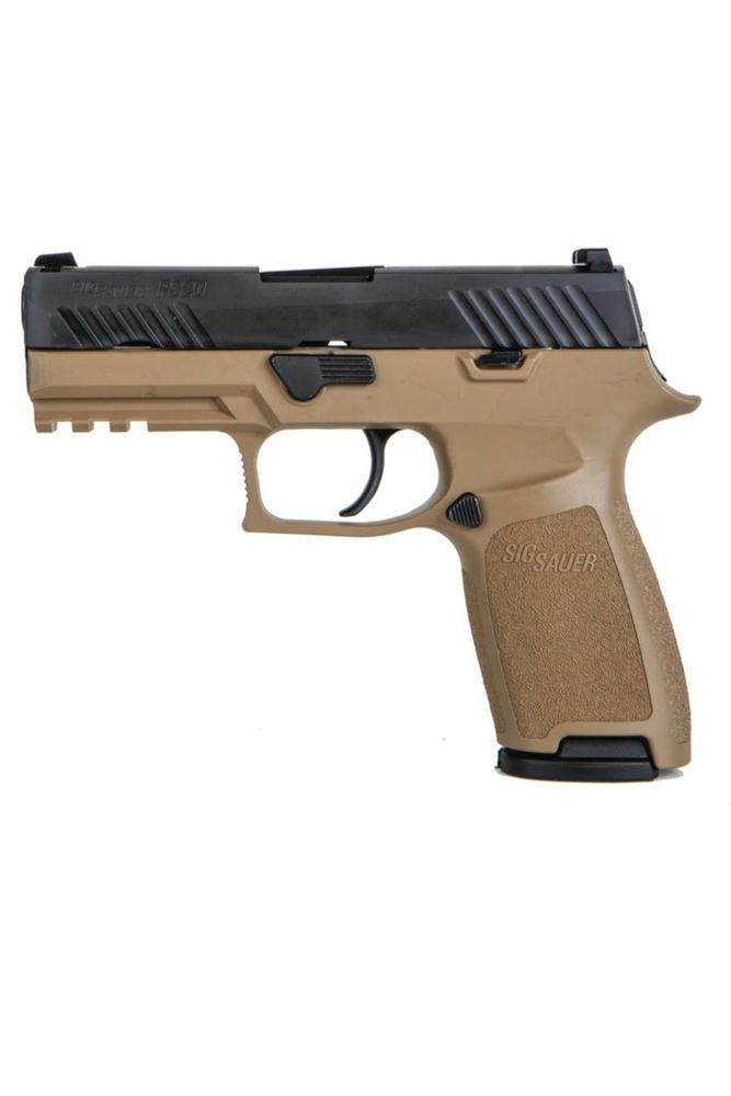 Sig Sauer Model P320 XCARRY REVERSE TWO-TONE COYOTE 9mm 17-shot  2-magazines X-Ray Night-Sights